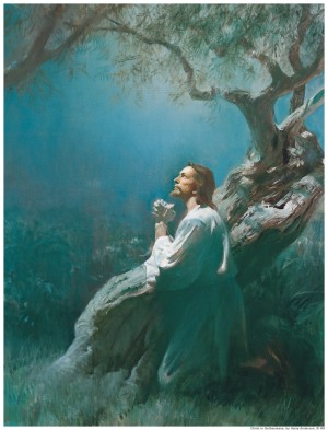 Getsemane Jezus bidt 2